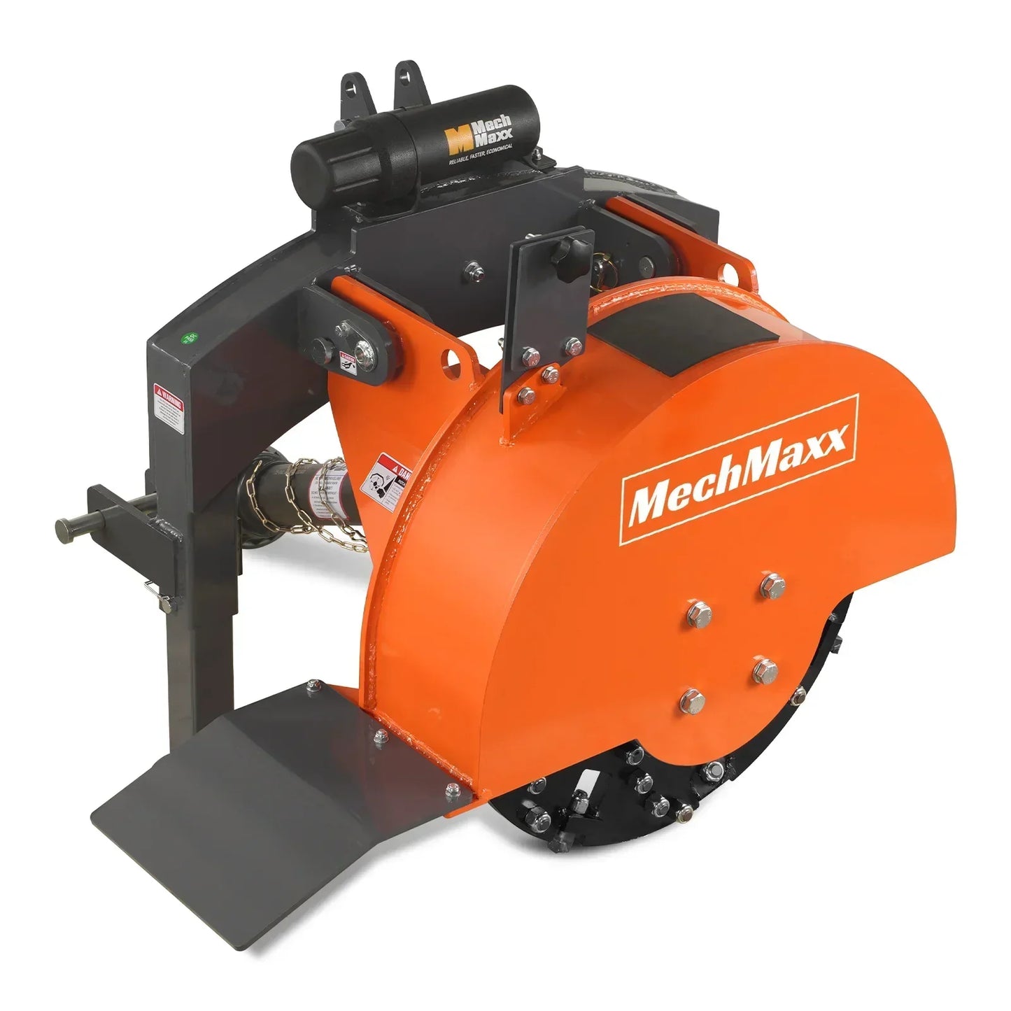 3 Point Hitch PTO Stump Grinder with 34 Carbide Teeth (PTO Shaft Included with Clutch), for 15-45HP Tractor, SG24
