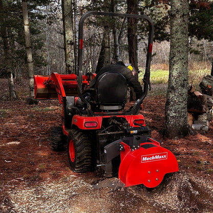 3-Point PTO Stump Grinder with 34 Carbide Teeth (PTO Shaft Included with Slip Clutch), for 15-45HP Tractor, SG24